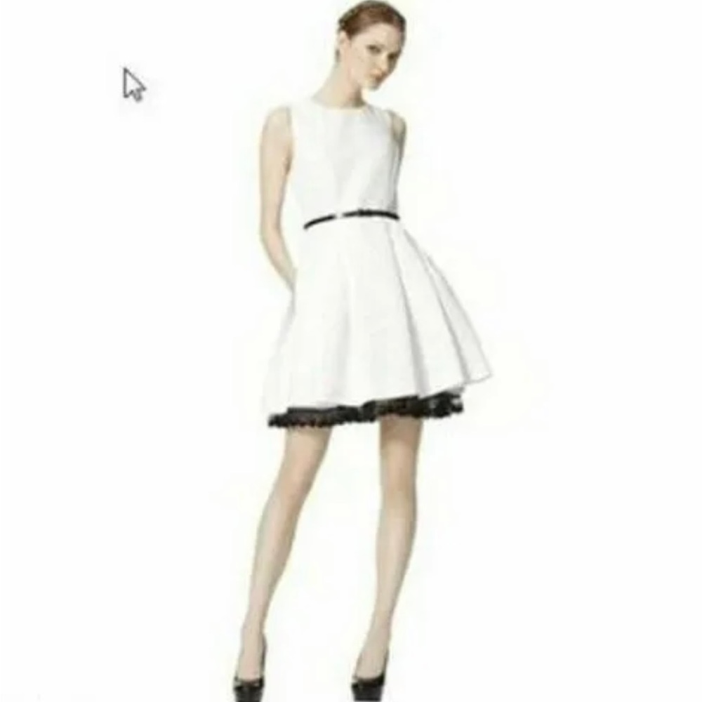 NWT Jason Wu for Target white and black lace belted dress. Size 12
